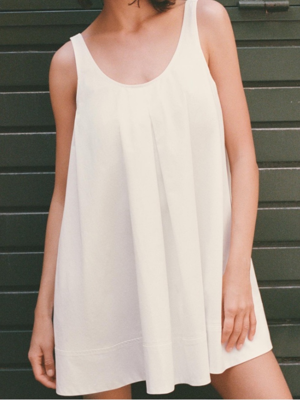 ZARA WHITE MINI DRESS- size XS NWT
